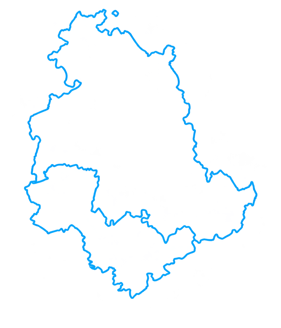 Sagoma della regione Umbria